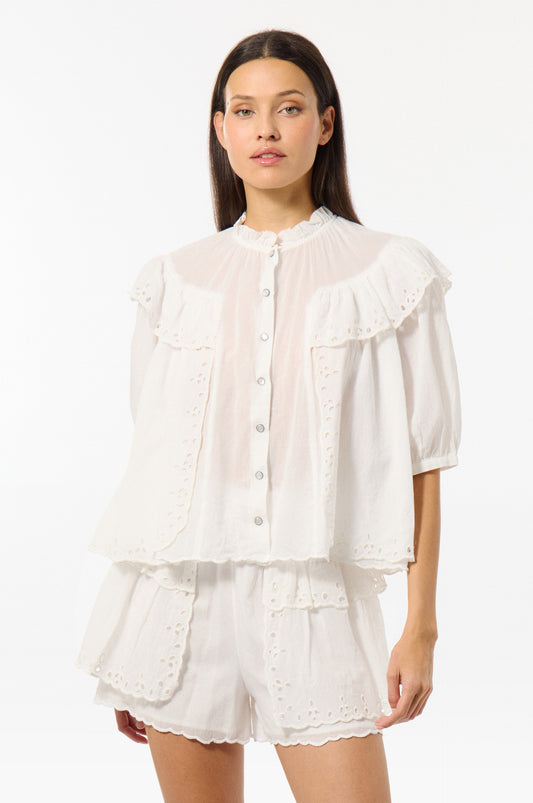 MANOUSH Broderie Anglaise Shirt