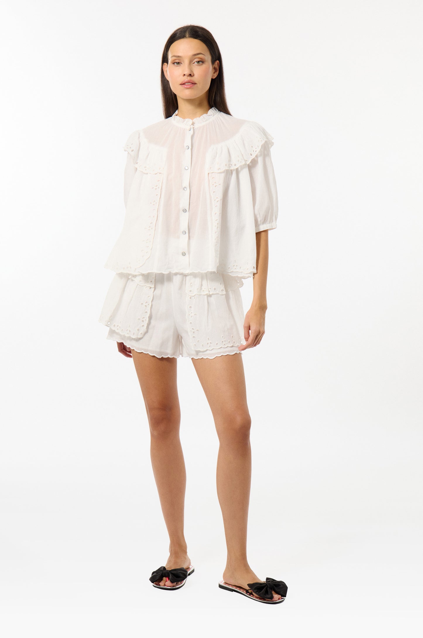MANOUSH Broderie Anglaise Shirt