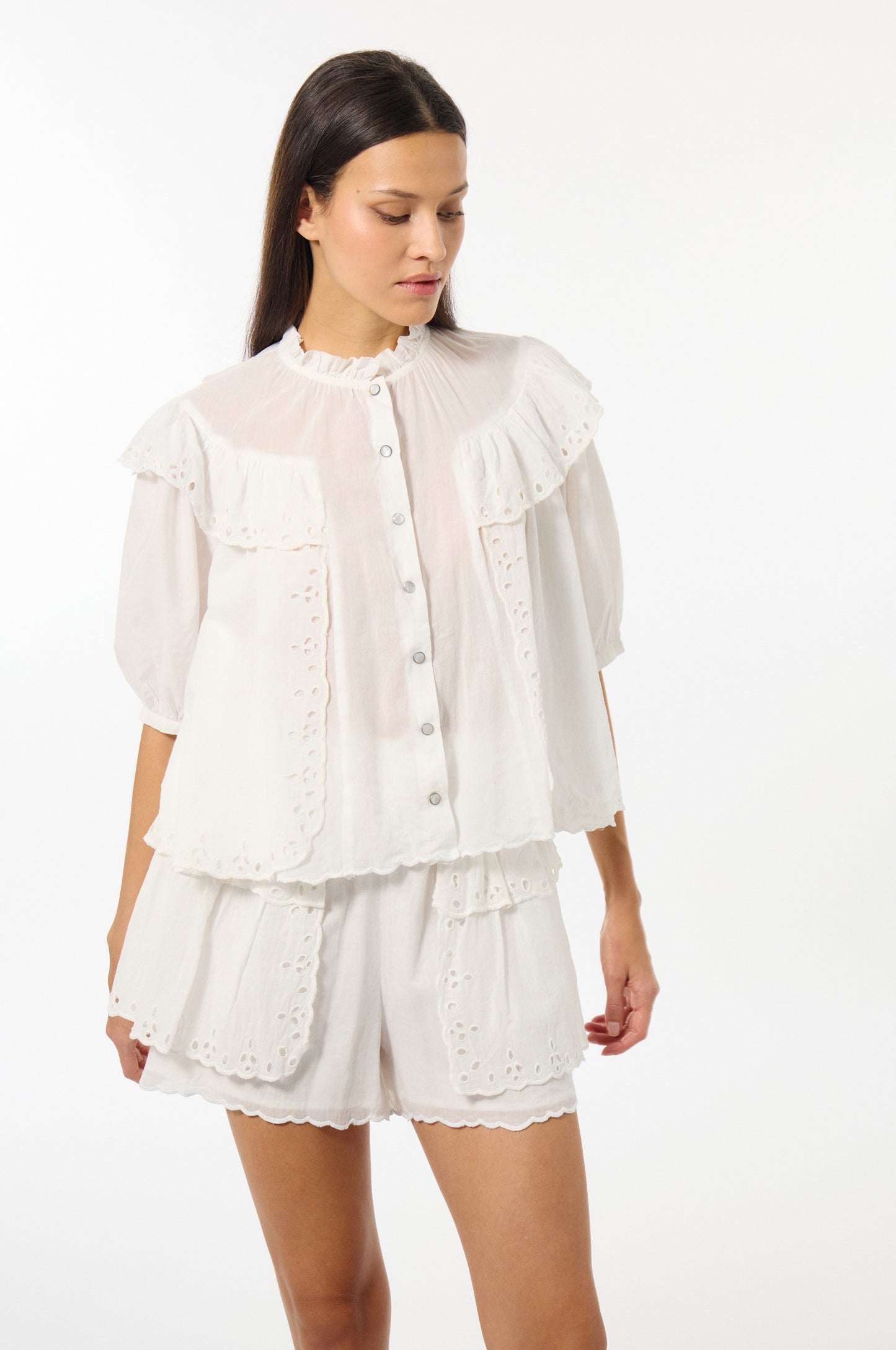 MANOUSH Broderie Anglaise Shirt