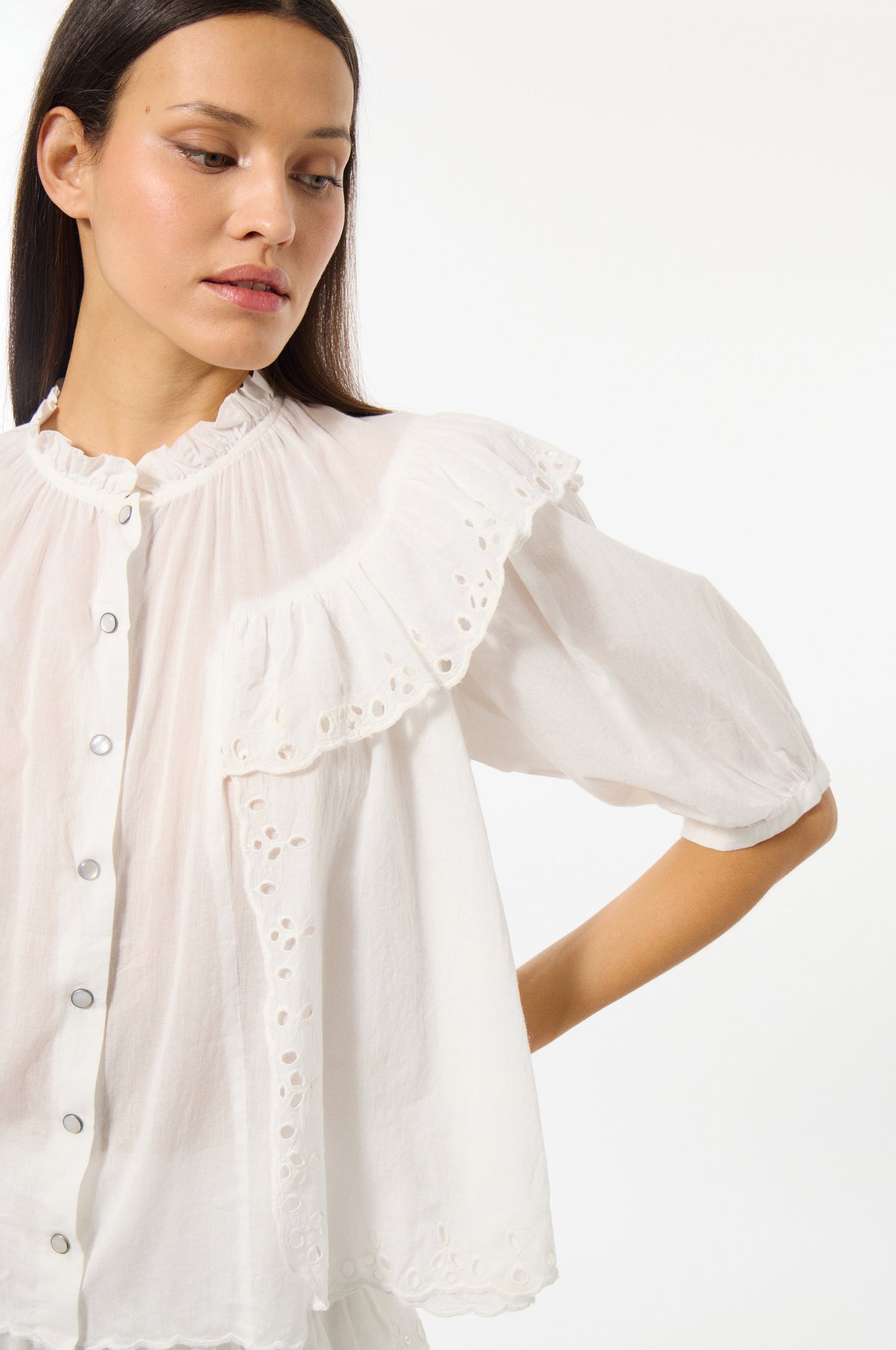 MANOUSH Broderie Anglaise Shirt