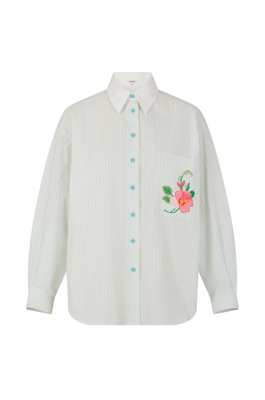 MANOUSH Seersucker Shirt