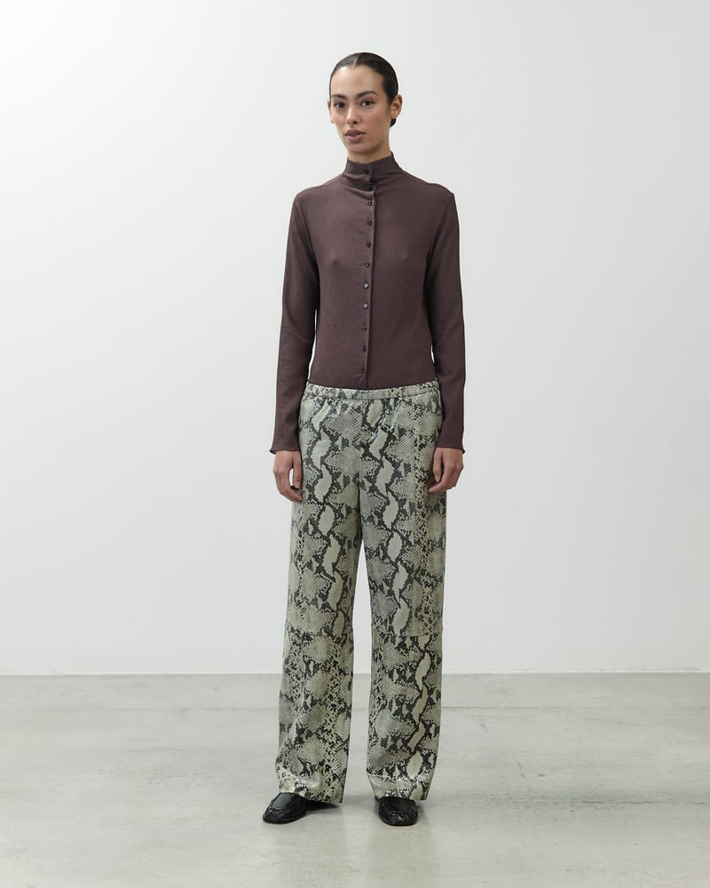 Alysi Leather Trousers