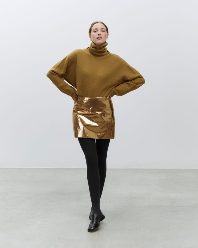Alysi Golden Skirt 165034