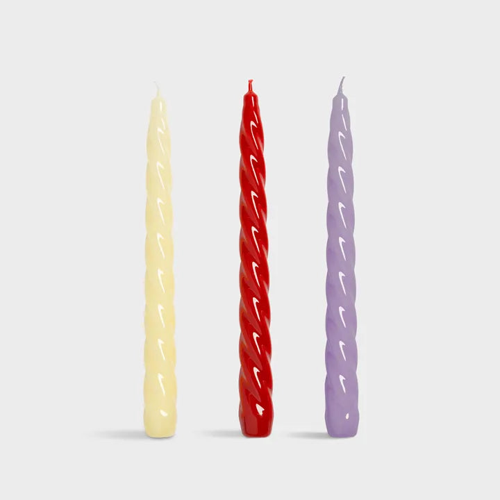 &Klevering Candle Bravo Sunset Set of 3