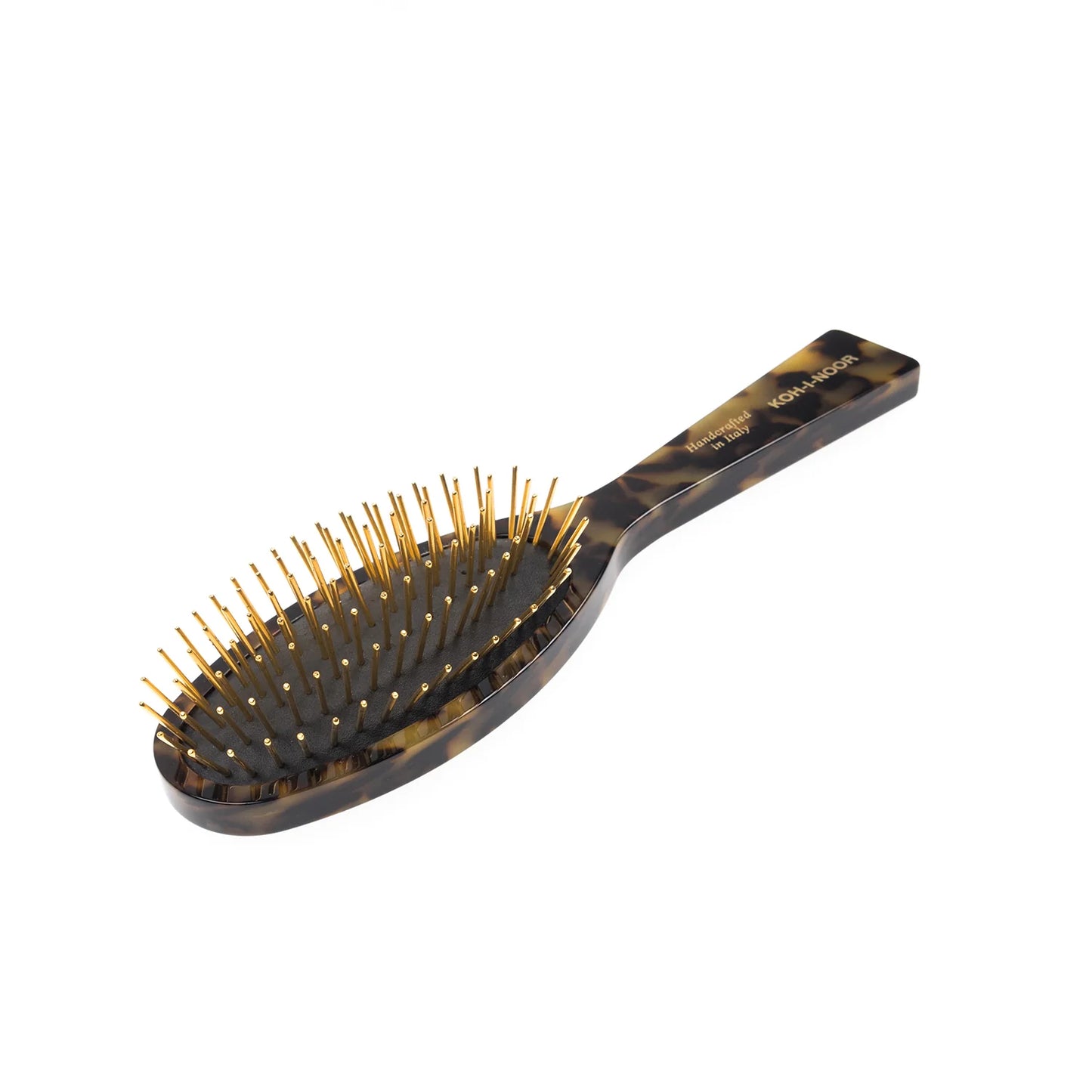 KOH-I-NOOR Luxury Pneumatic Hair Brush with Gold Plated Metal Pins - Garden 110G