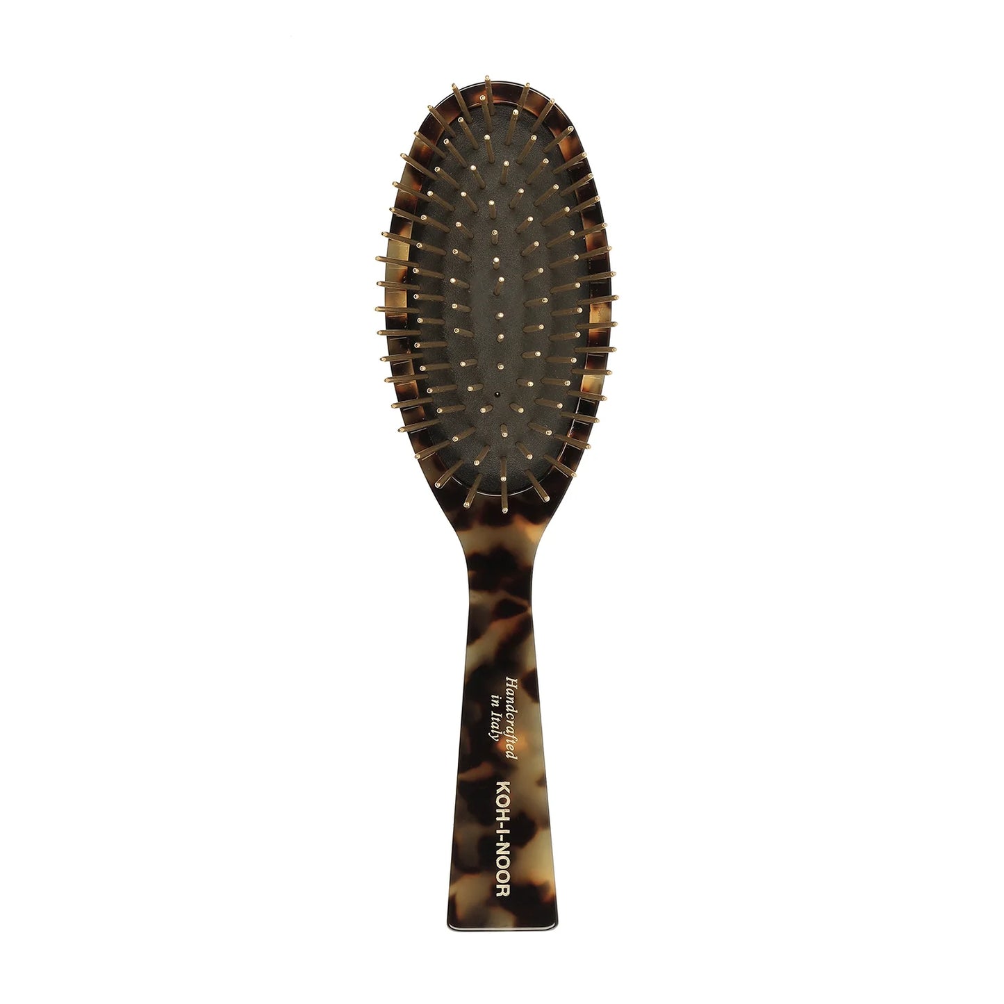 KOH-I-NOOR Luxury Pneumatic Hair Brush with Gold Plated Metal Pins - Garden 110G
