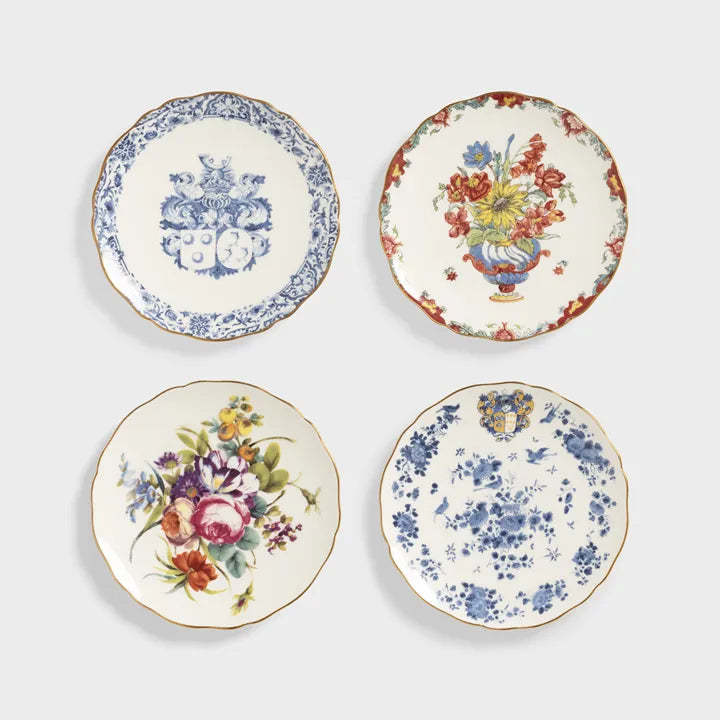 &Klevering Plate patina set of 4