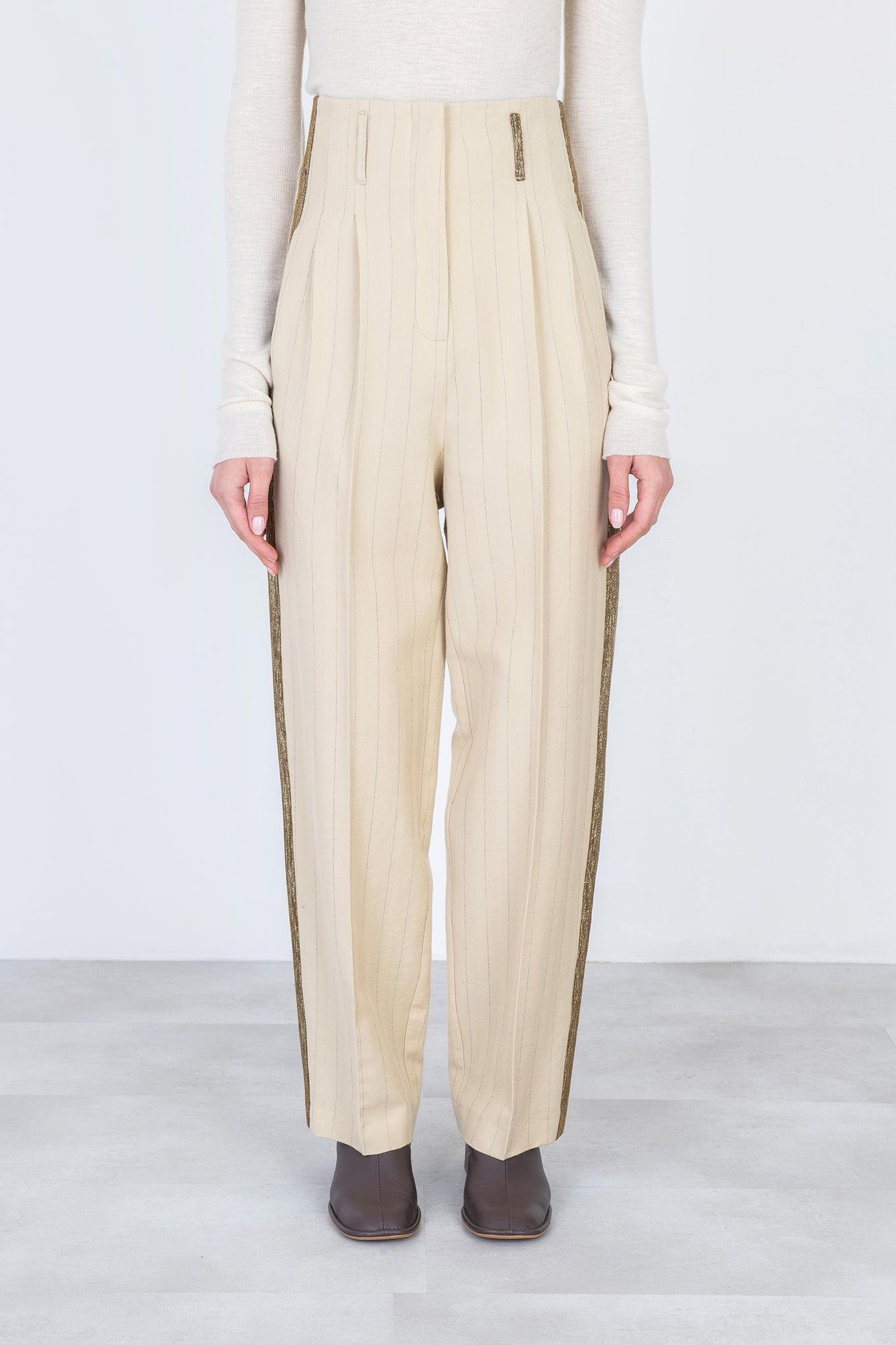 Alysi Pinstripes Pants 153153