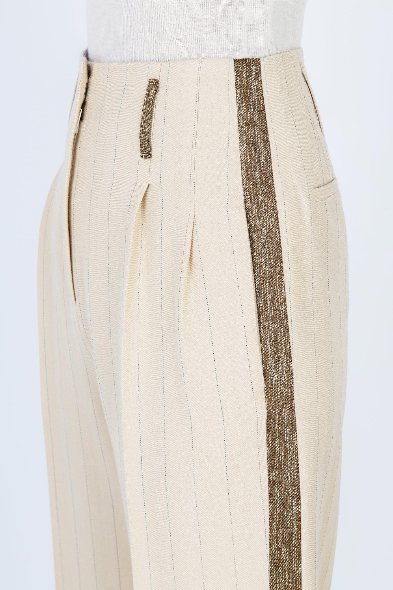 Alysi Pinstripes Pants 153153