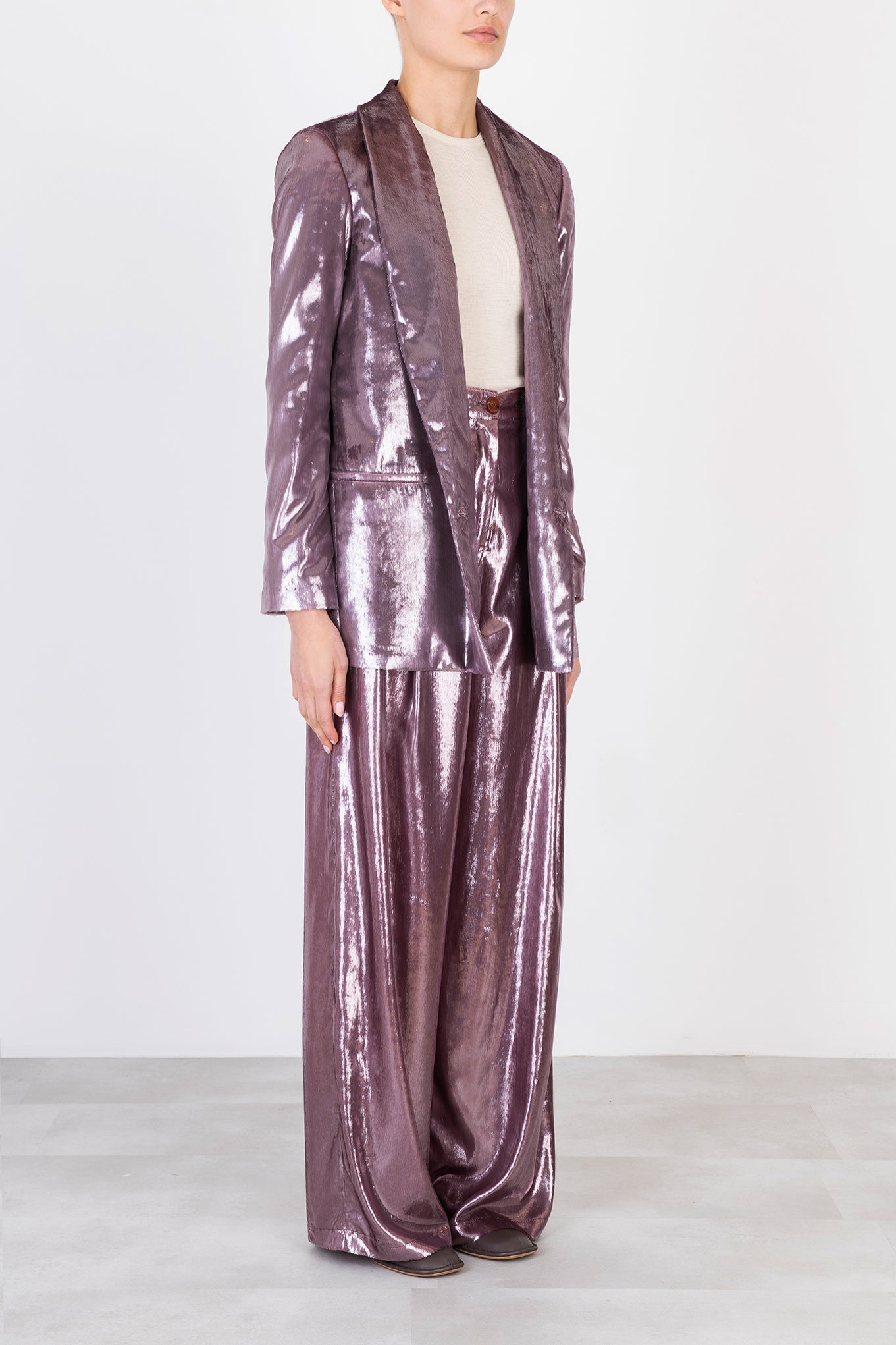 Alysi Metal Velvet Pants 153160