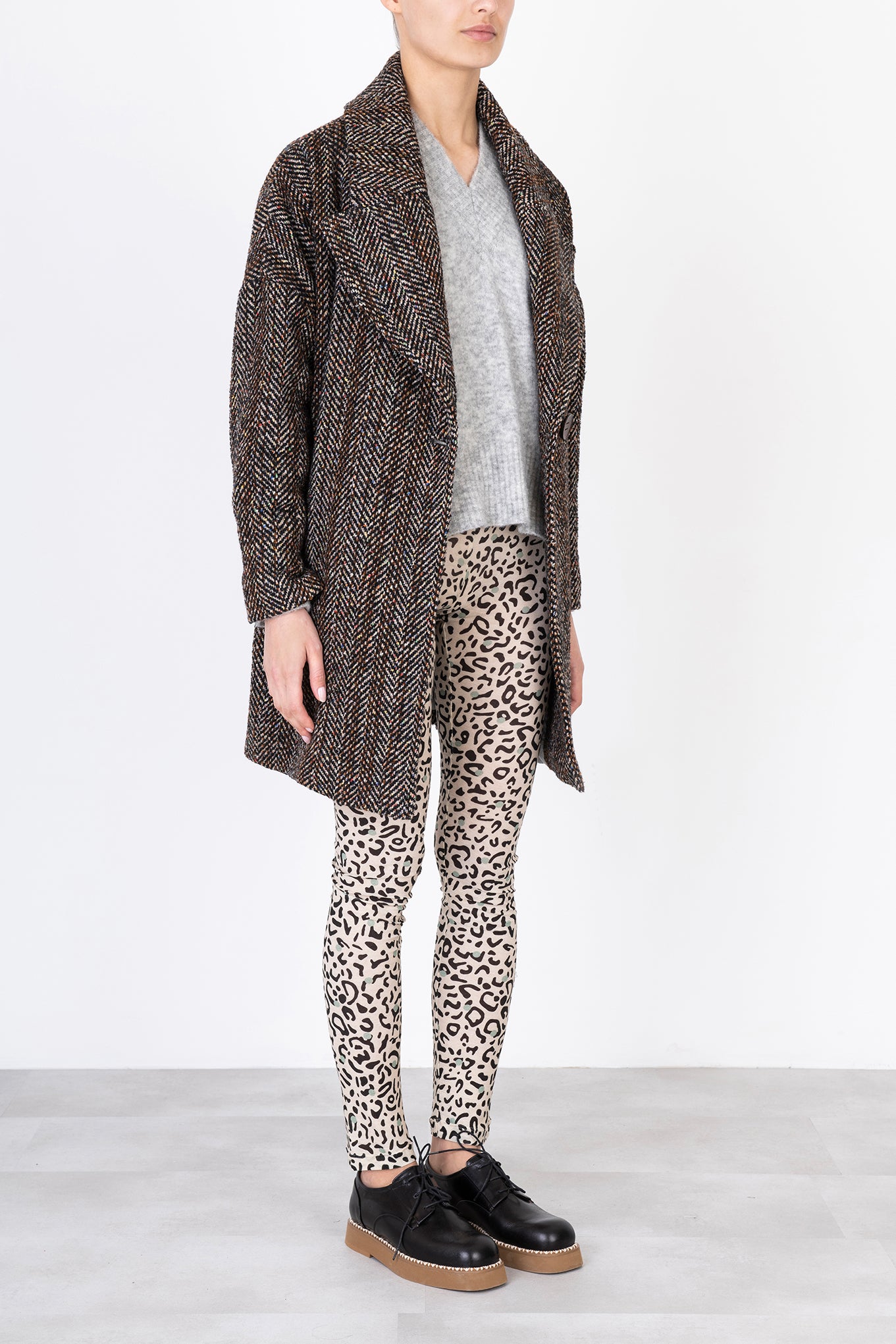 Alysi Leopard Jersey Pants 153163