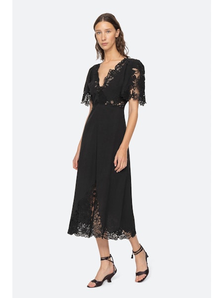 SEA NY Marcella Lace Shortsleeve Dress - Main Image