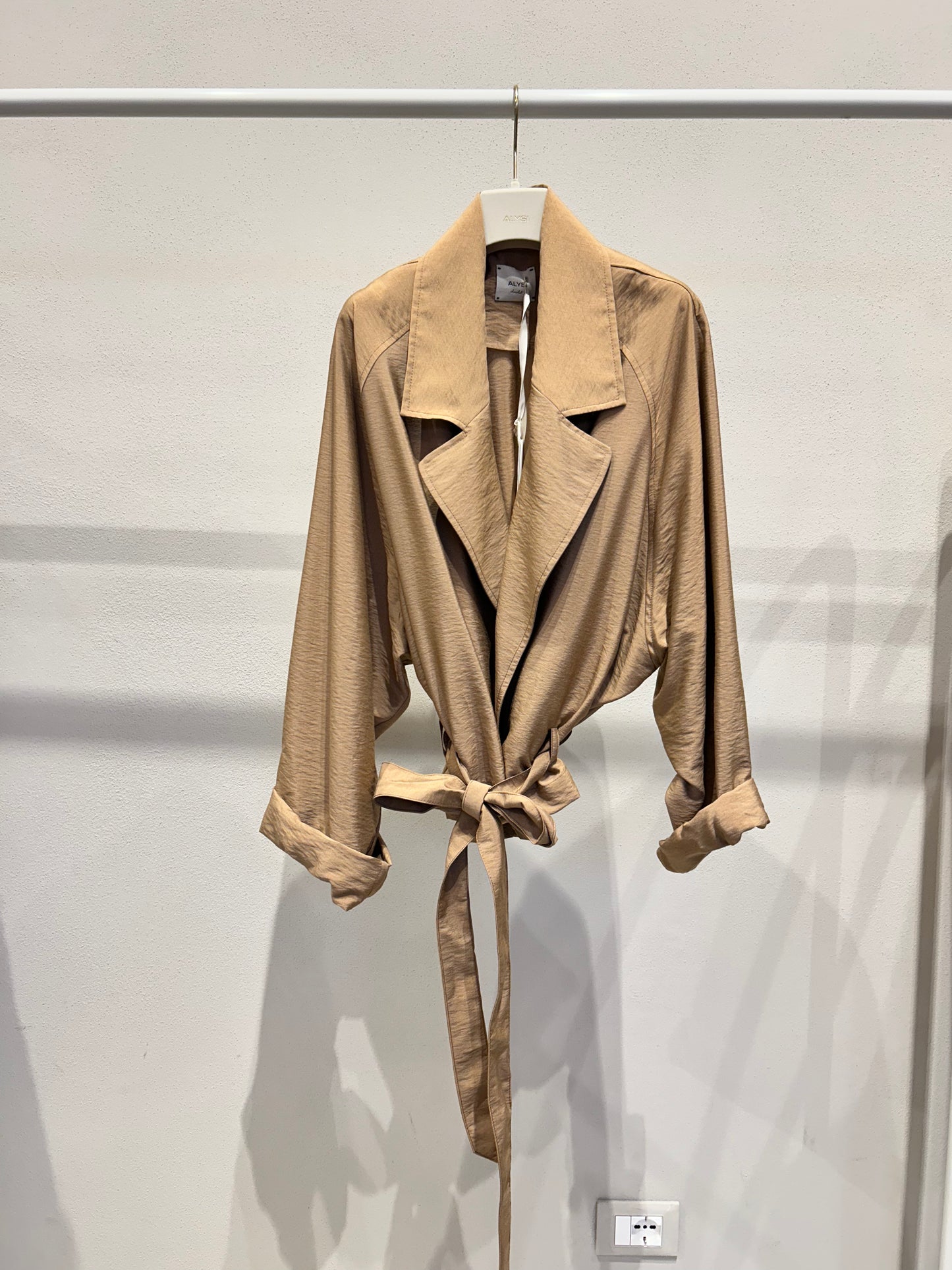 Alysi Short Trench Liquid Touch