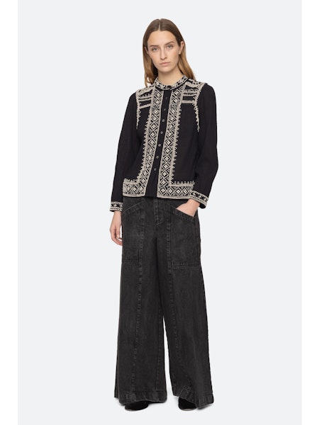 SEA NY Mille Embroidery Top