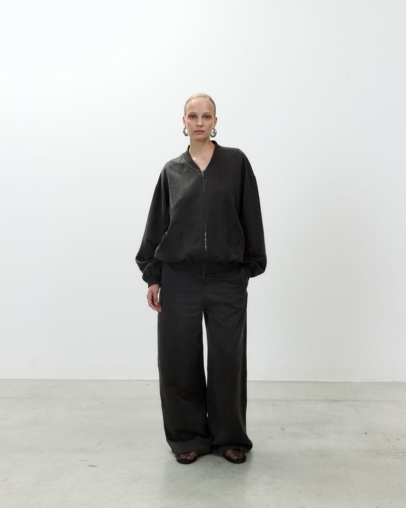Alysi Linen Bomber