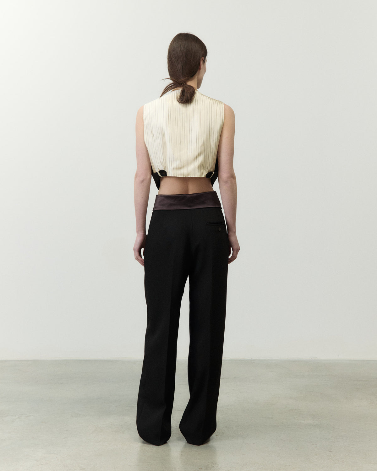 Alysi Cropped Wool Vest