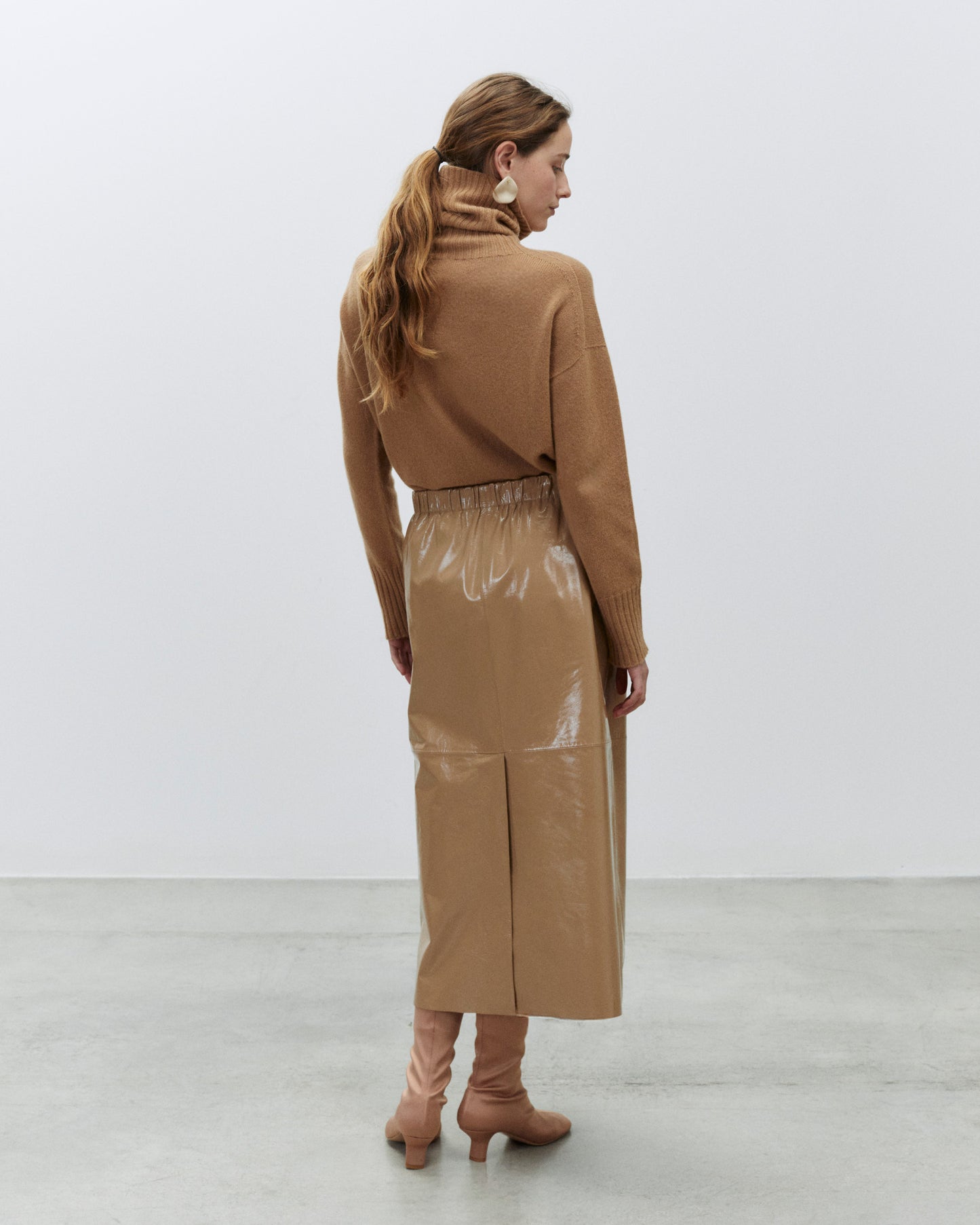 Alysi Leather Skirt 265013