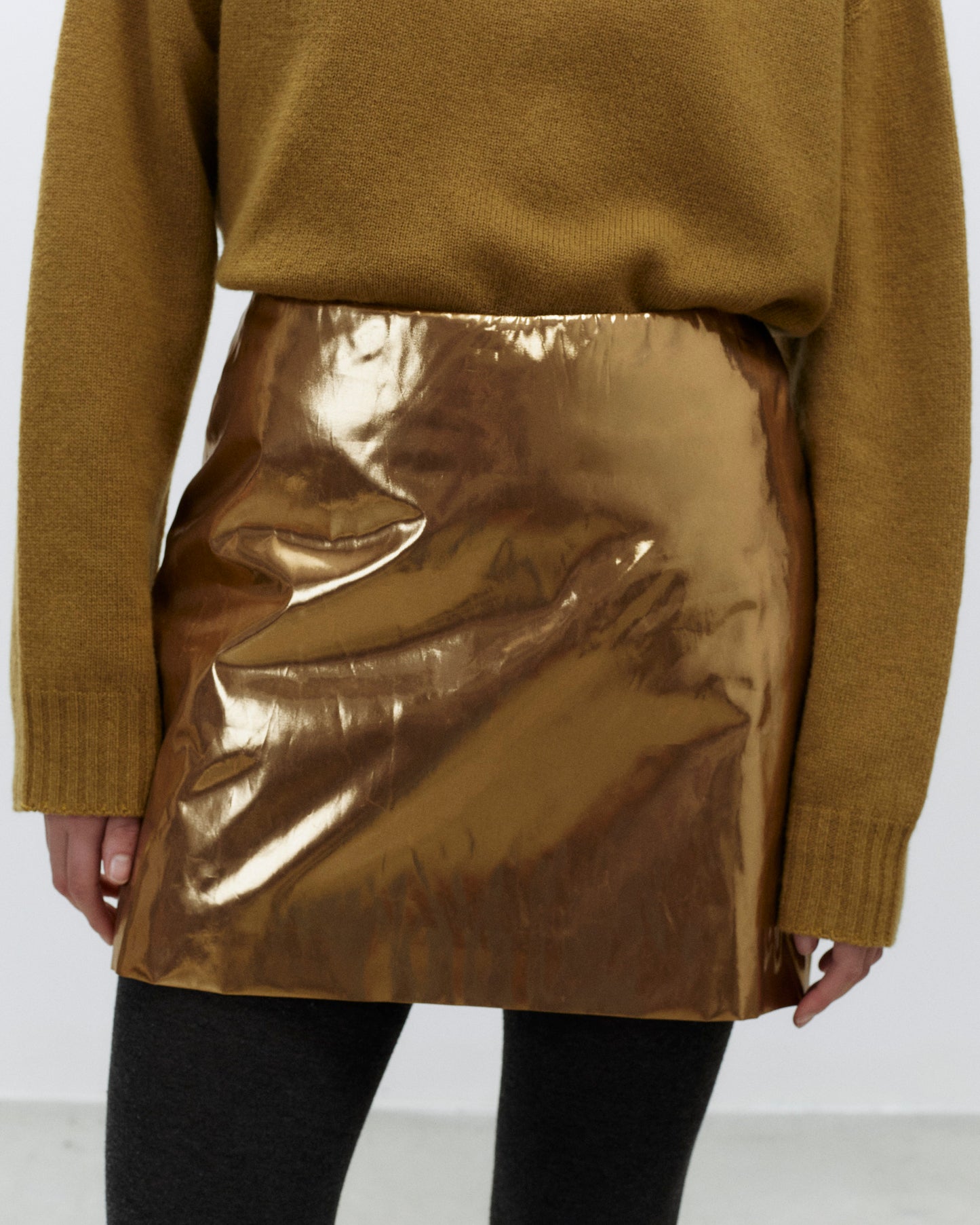 Alysi Golden Skirt 165034