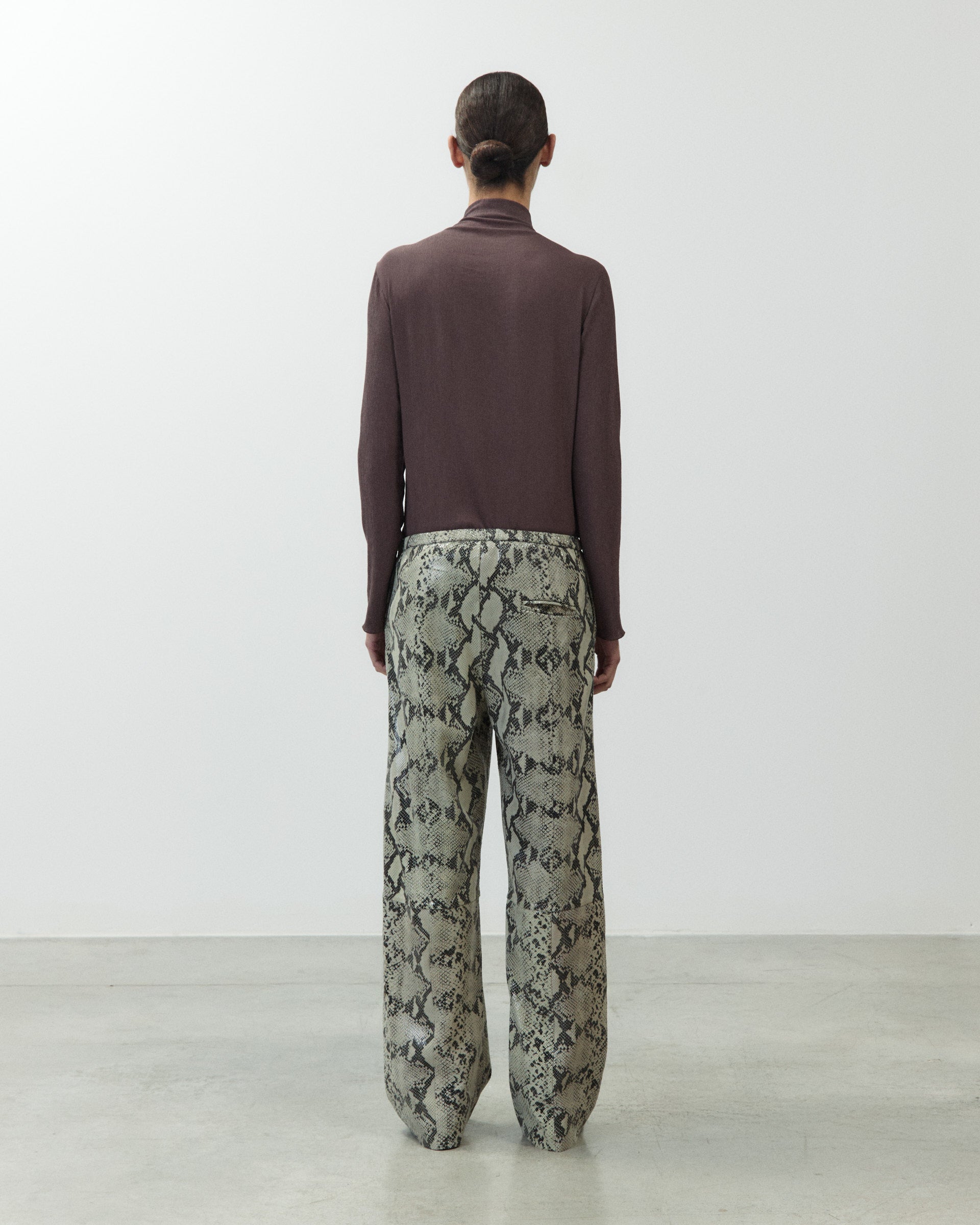 Alysi Leather Trousers