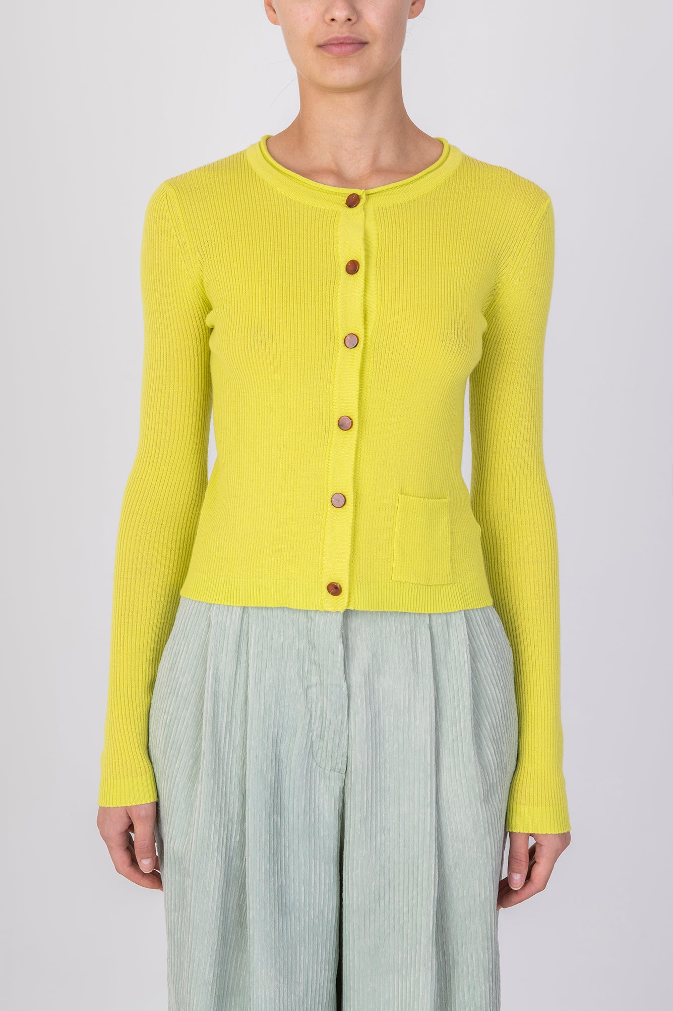 Alysi Lime Cardigan 253443