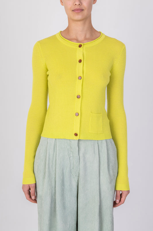Alysi Lime Cardigan 253443
