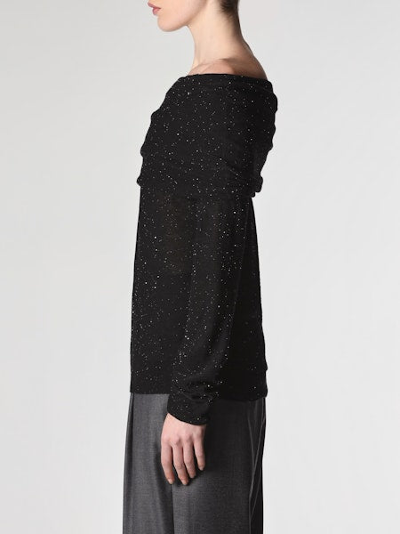 Roberto Collina Off Shoulder Sweater F02006