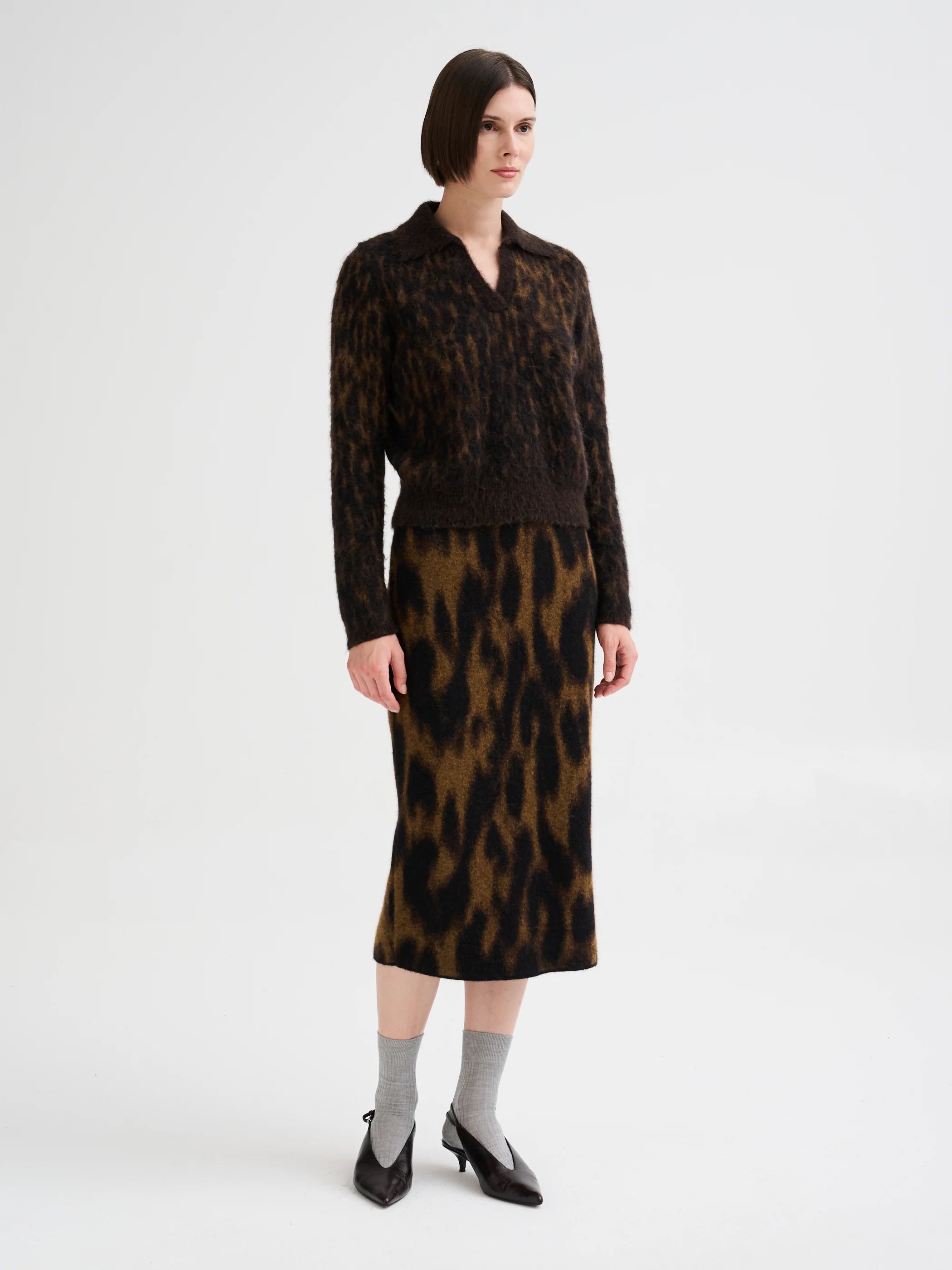 Roberto Collina Polo Animal Print