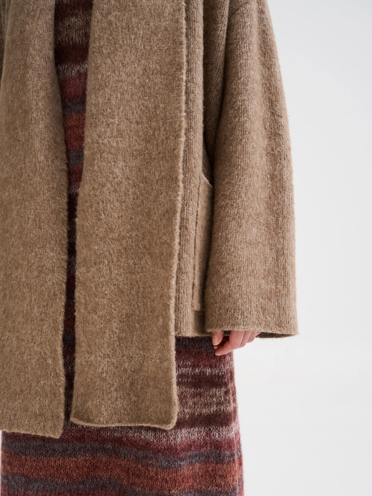 Roberto Collina Short Coat Scarf