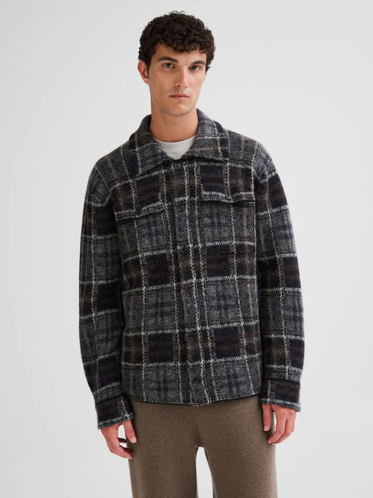 Roberto Collina Long Sleeved Check Shirt