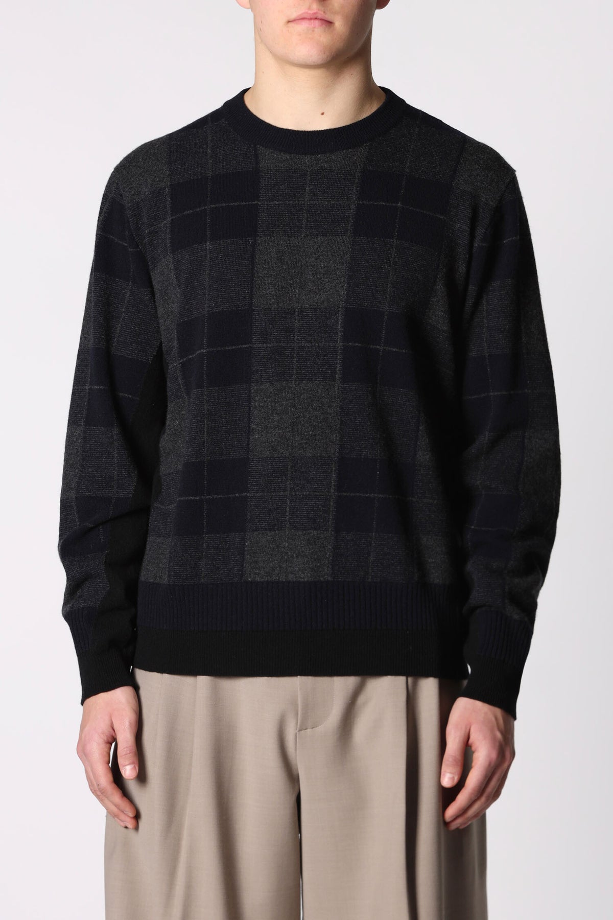 Roberto Collina Check Crew Neck