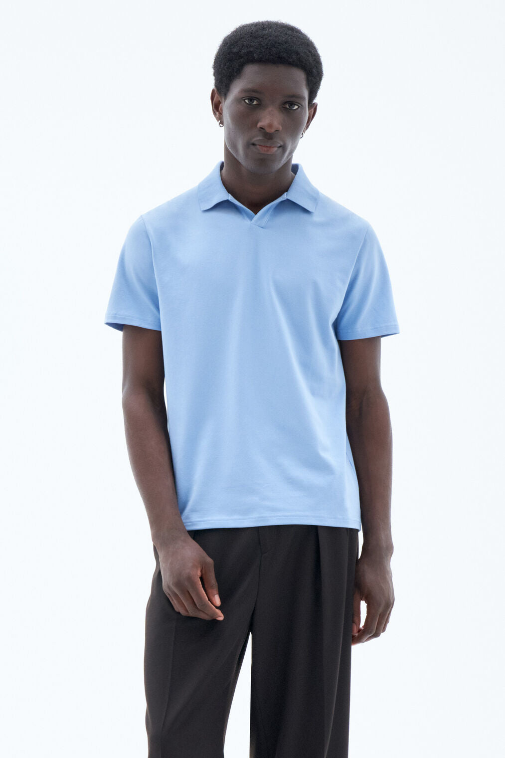 Filippa K Stretch Cotton Polo T-Shirt 28909