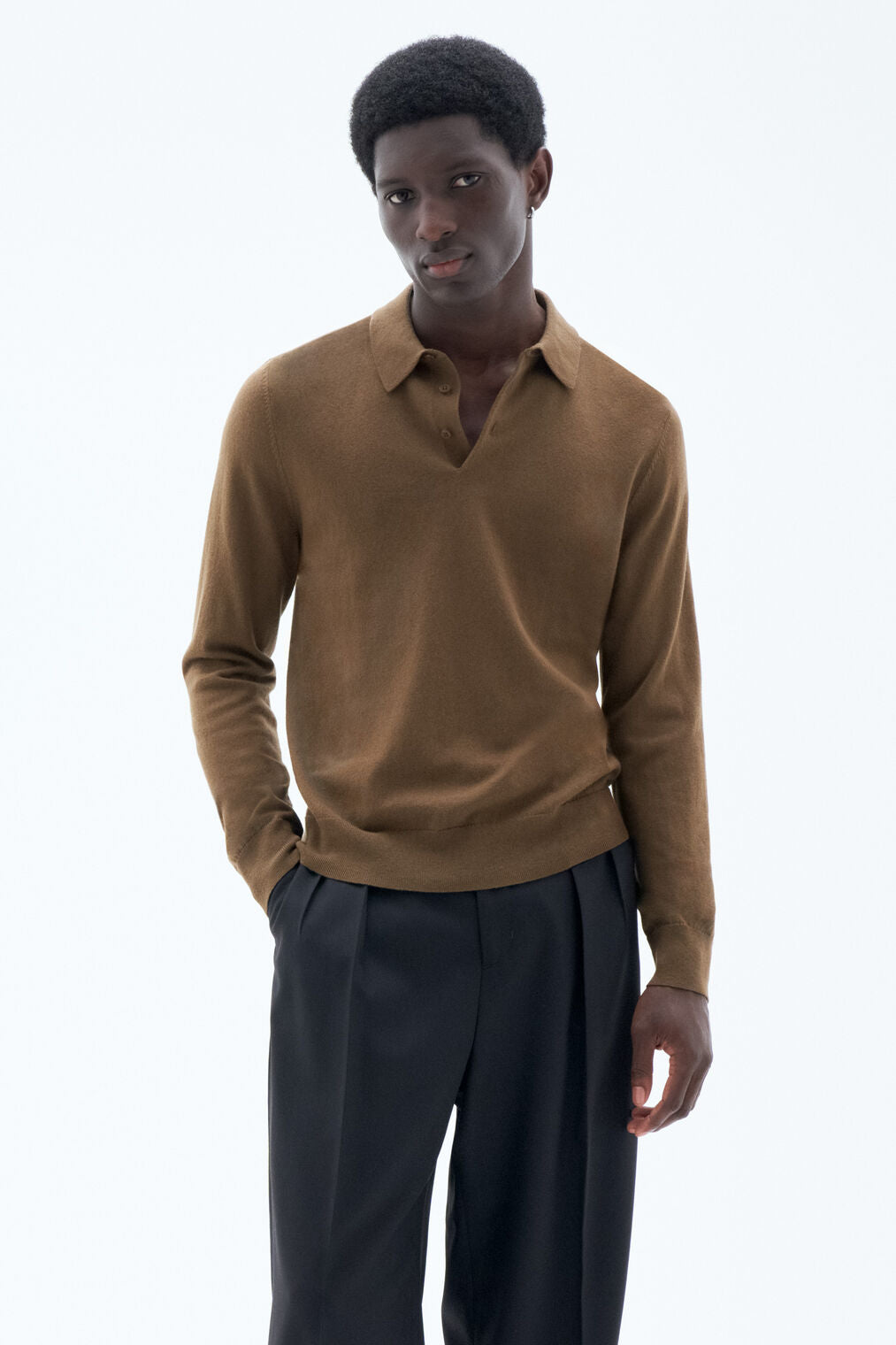 Filippa K Knitted  Polo T-Shirt 28925