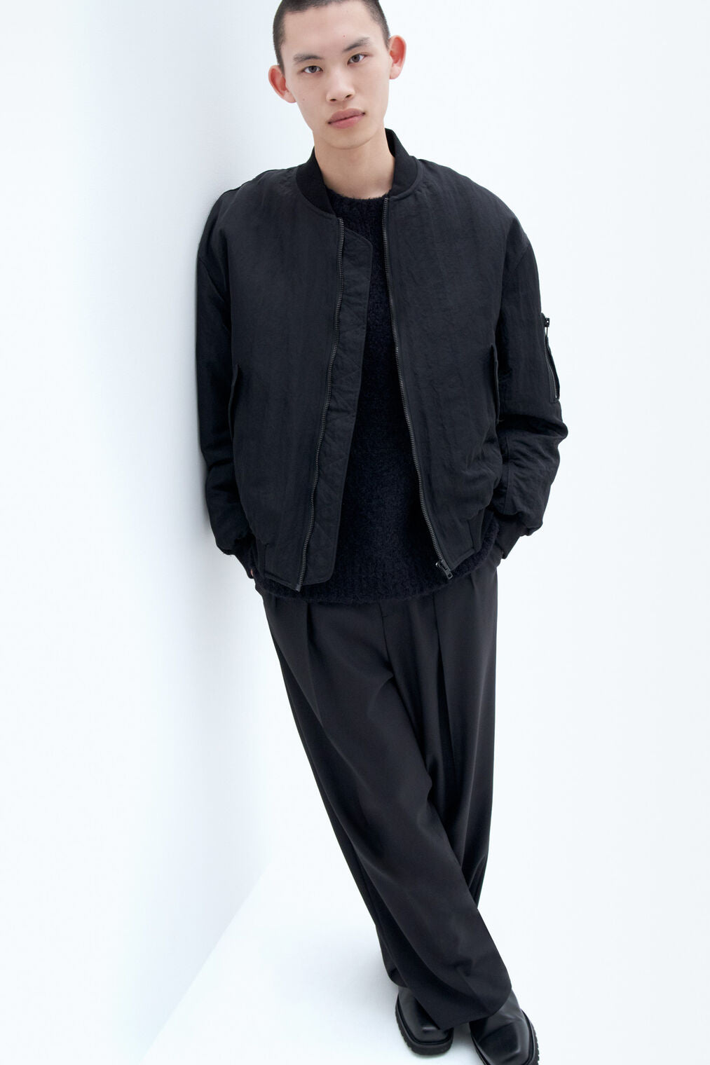 Filippa K Crinkled Bomber Jacket 29789