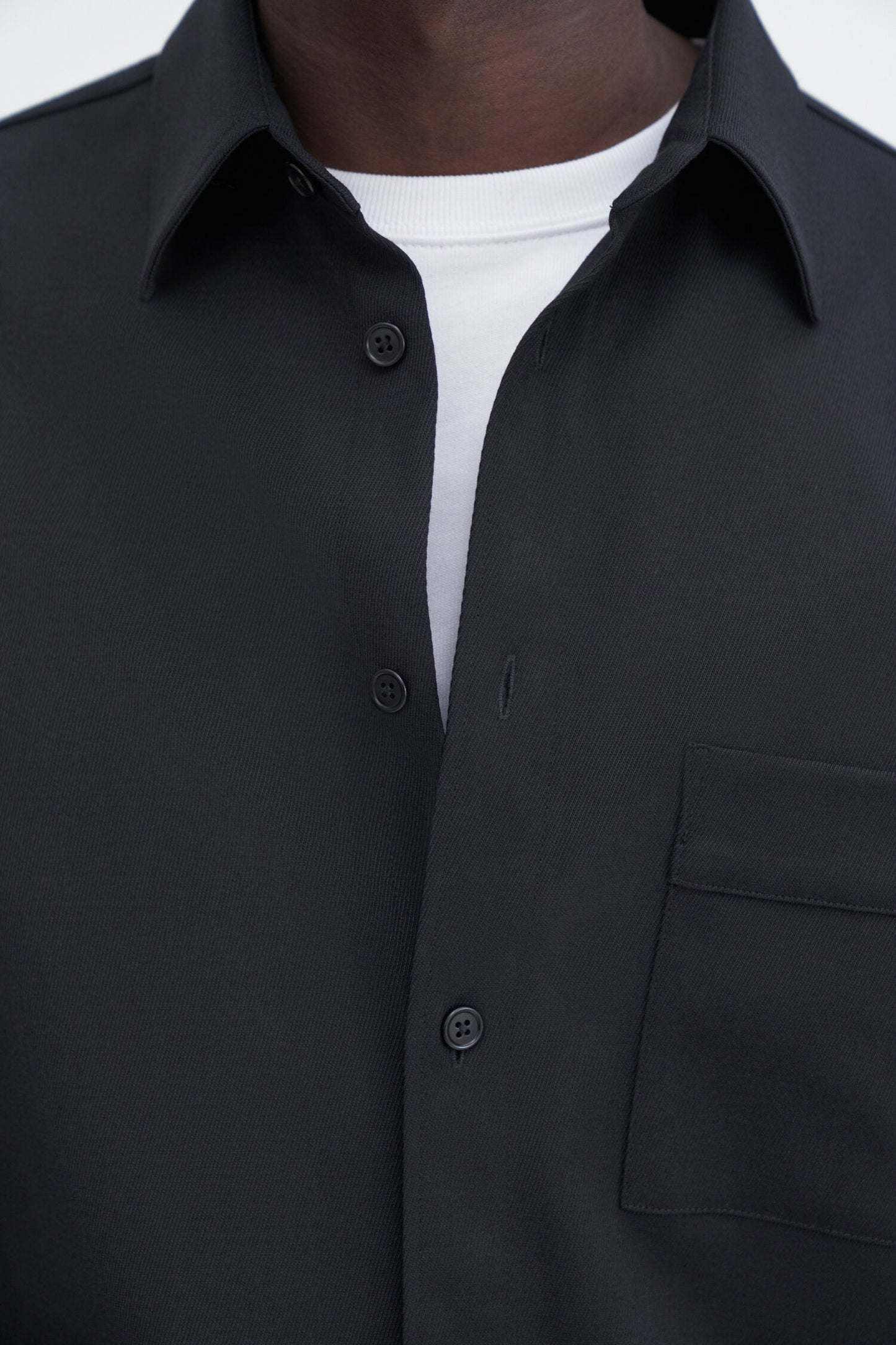 Filippa K Boxy Wool Twill Shirt 29934