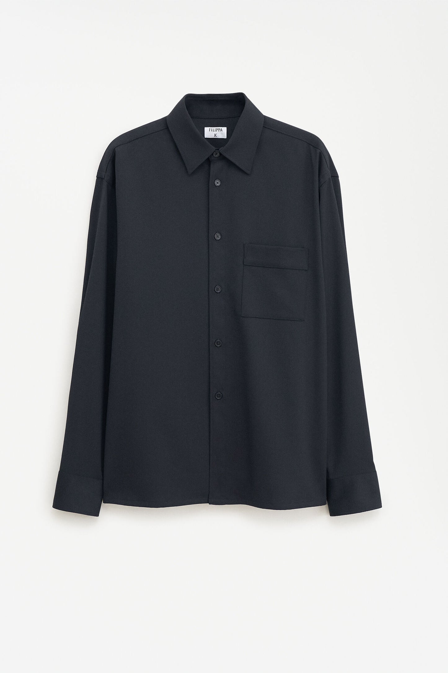 Filippa K Boxy Wool Twill Shirt 29934