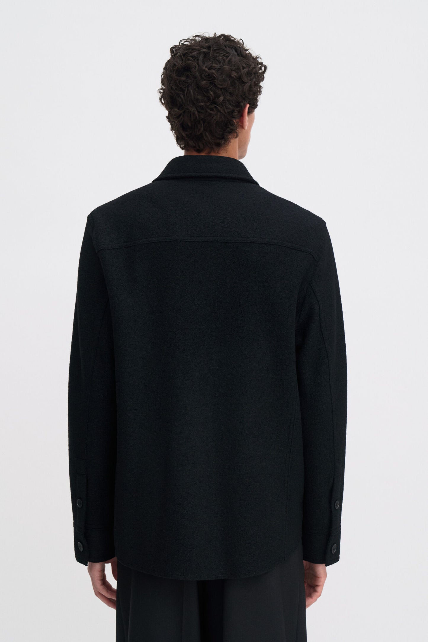 Filippa K Stretch Boiled Wool Shirt Jacket