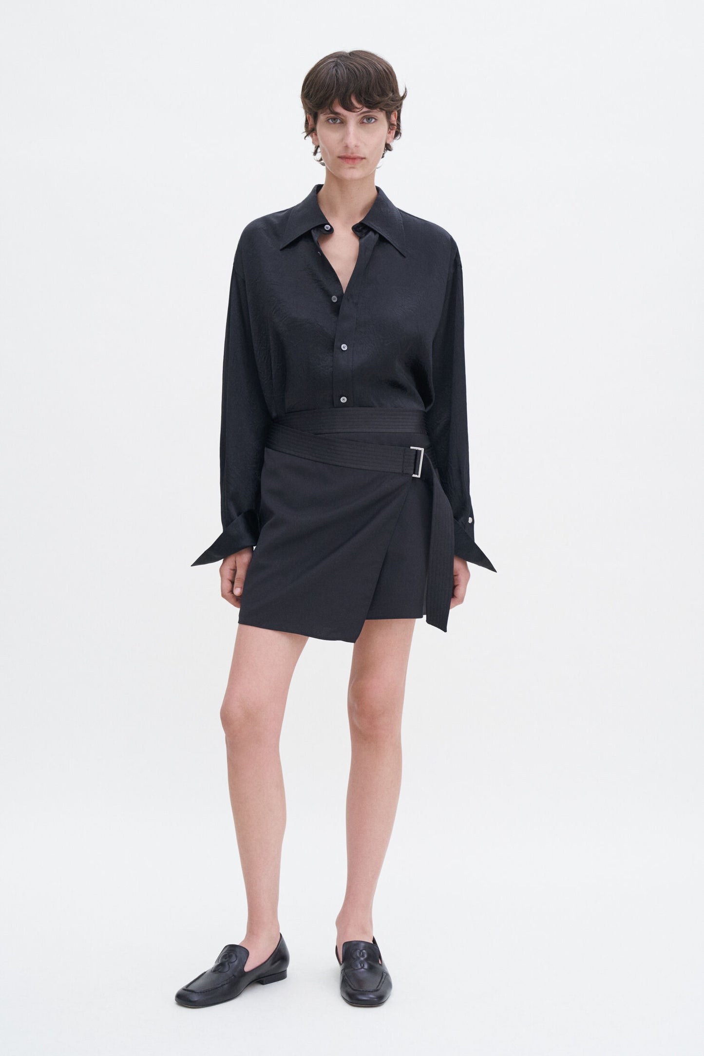 Filippa K Belted Wool Wrap Skirt 31339