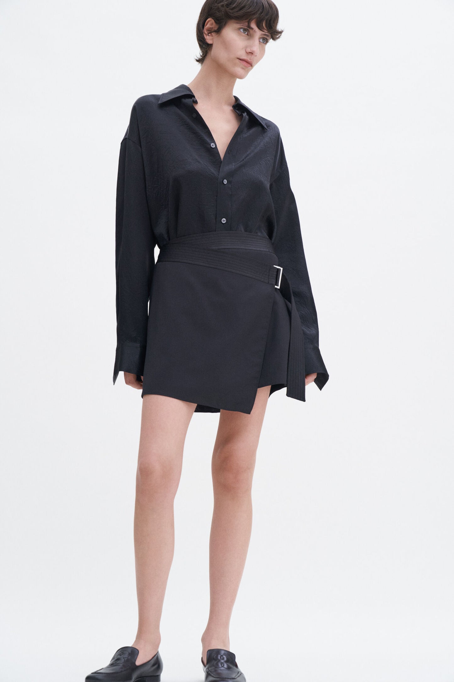 Filippa K Belted Wool Wrap Skirt 31339