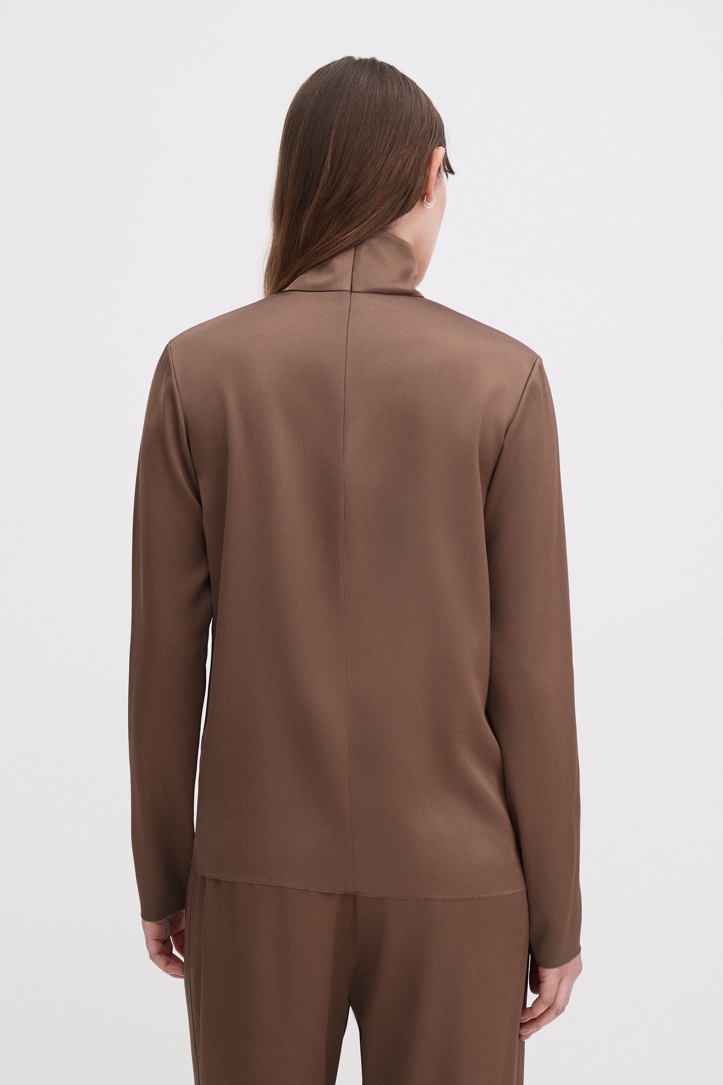 Filippa K Turtleneck Satin Blouse