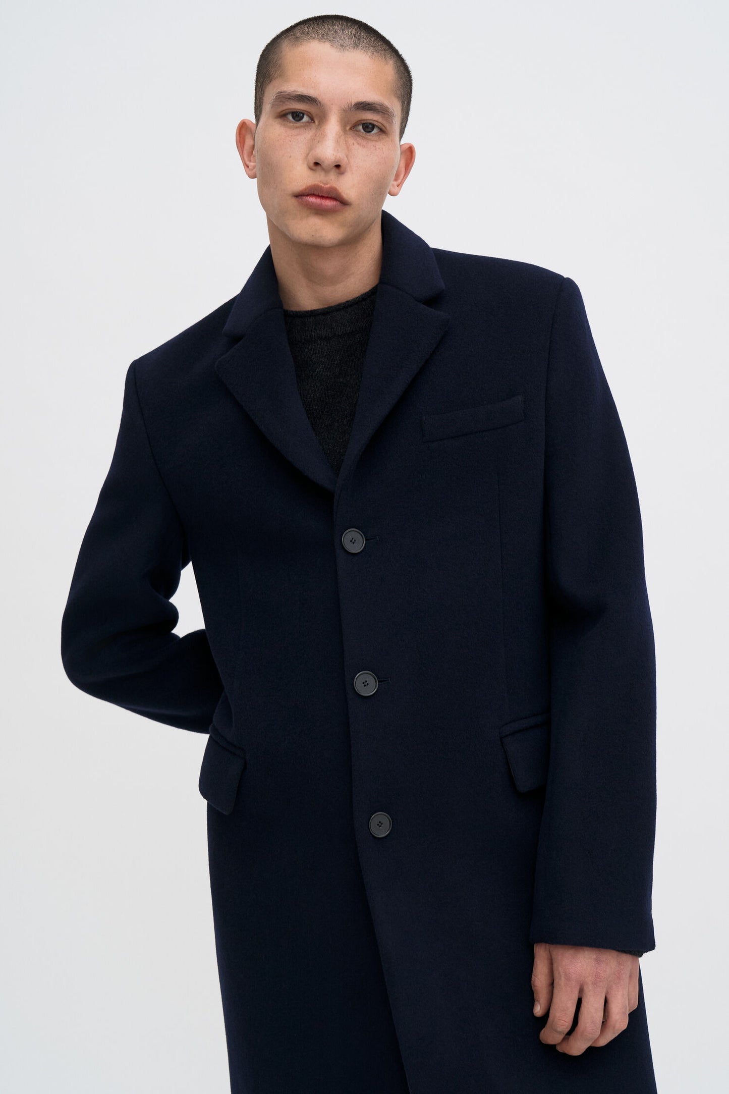 Filippa K Cotton William Wool Coat