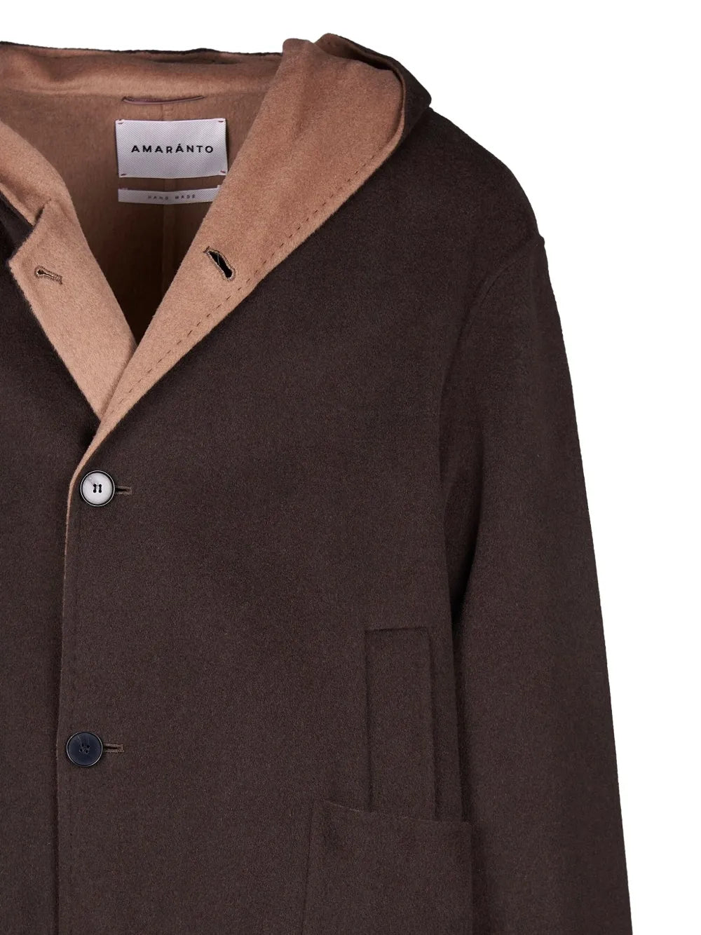 AMARÁNTO Hooded Coat B6F0003