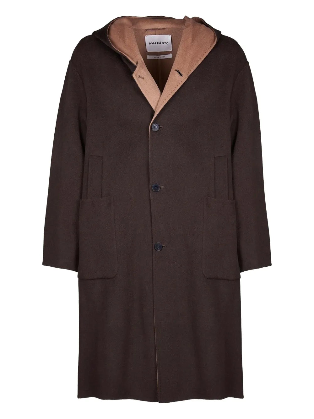 AMARÁNTO Hooded Coat B6F0003