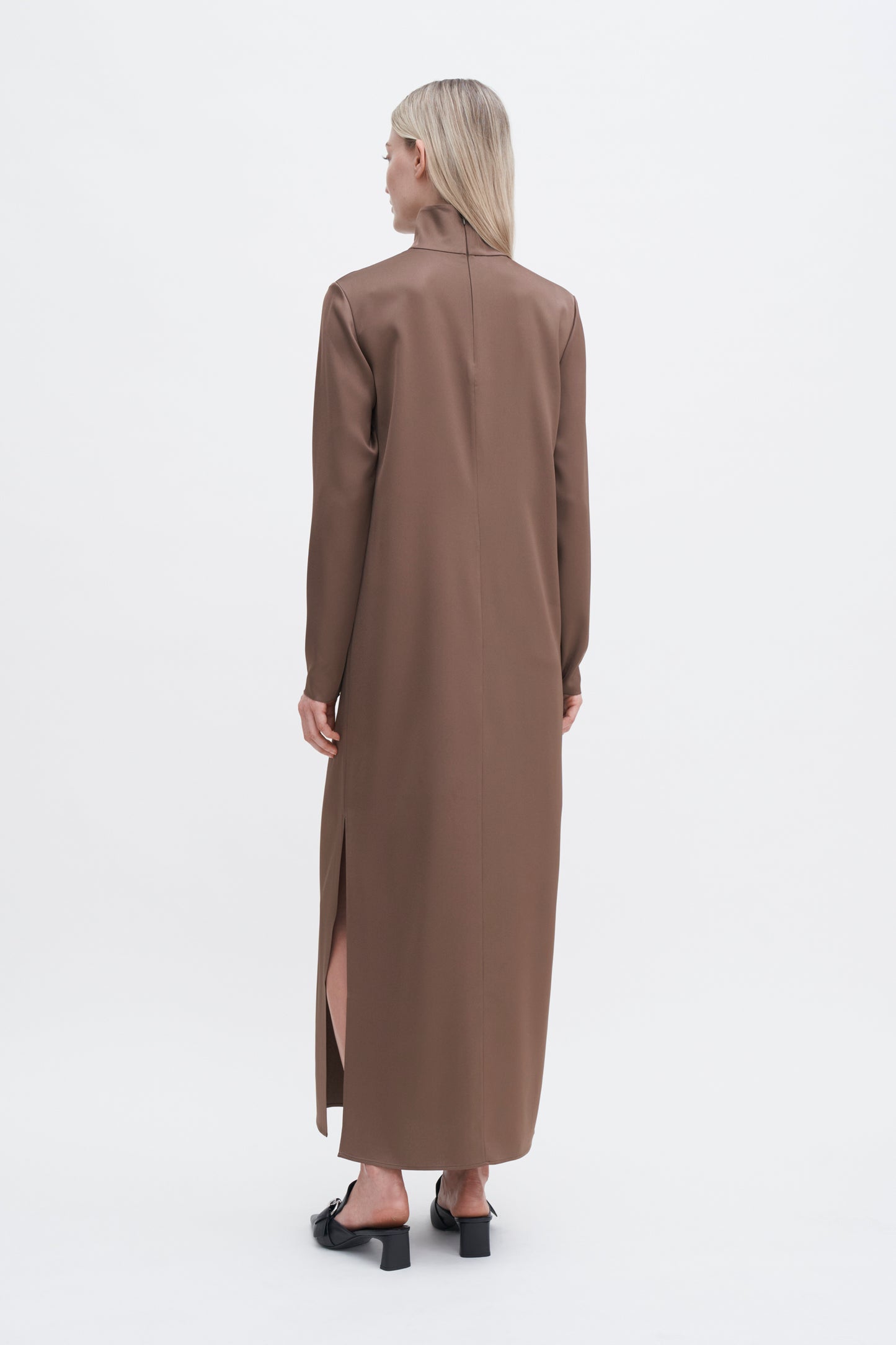 Filippa K Turtleneck Satin Dress