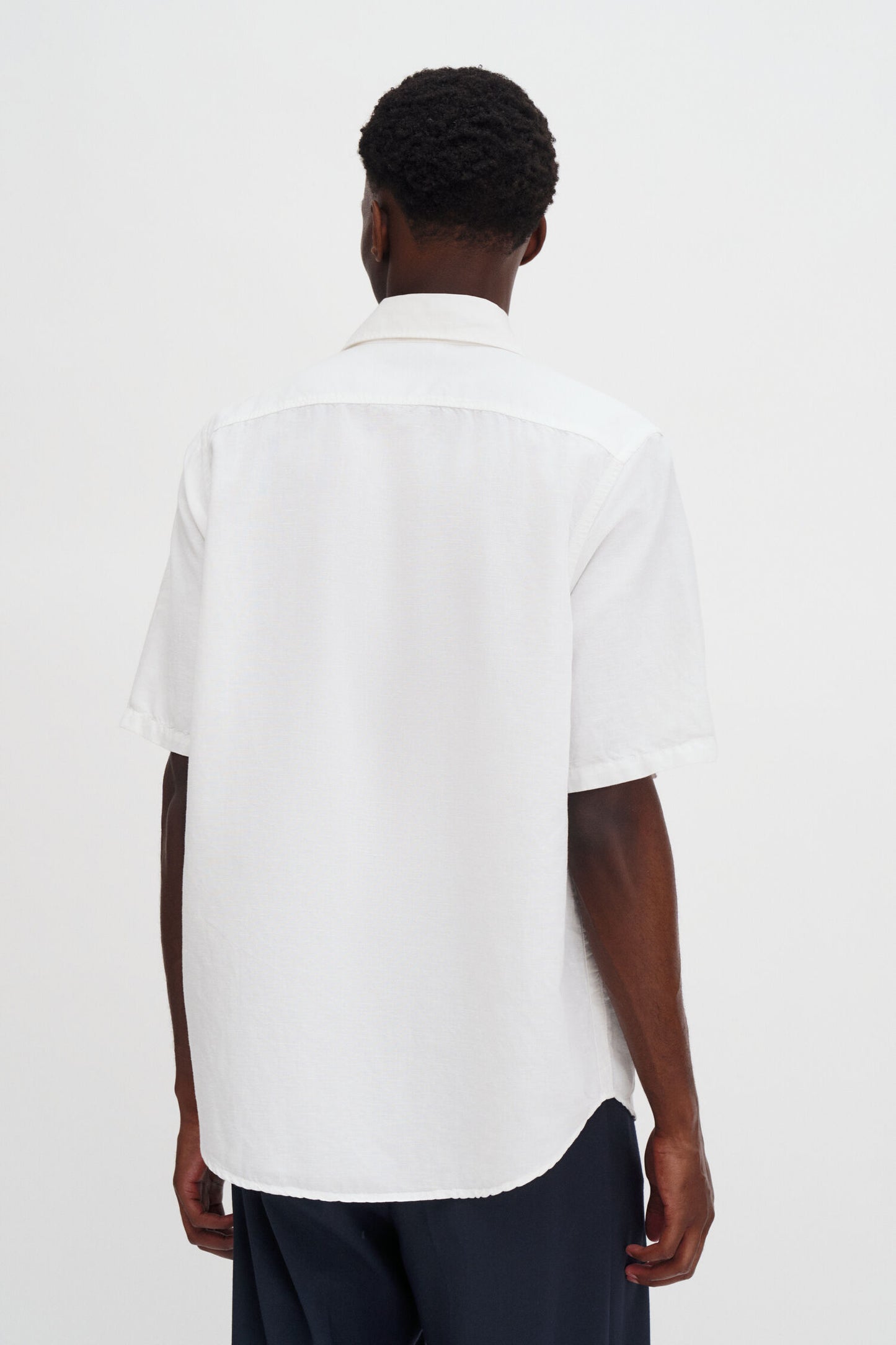 Filippa K Cotton Linen Short Sleeve Shirt