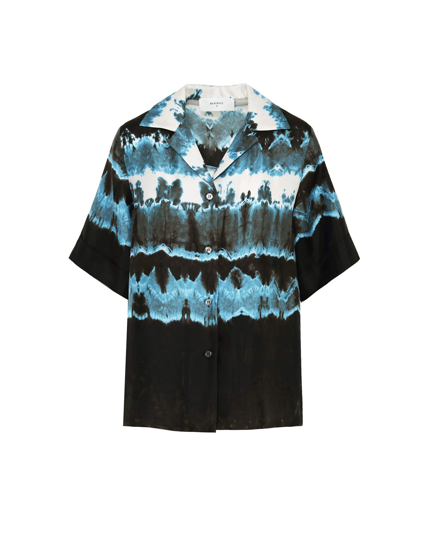 Beatrice Tie Dye Silk Shirt 4103