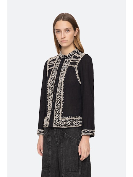 SEA NY Mille Embroidery Top
