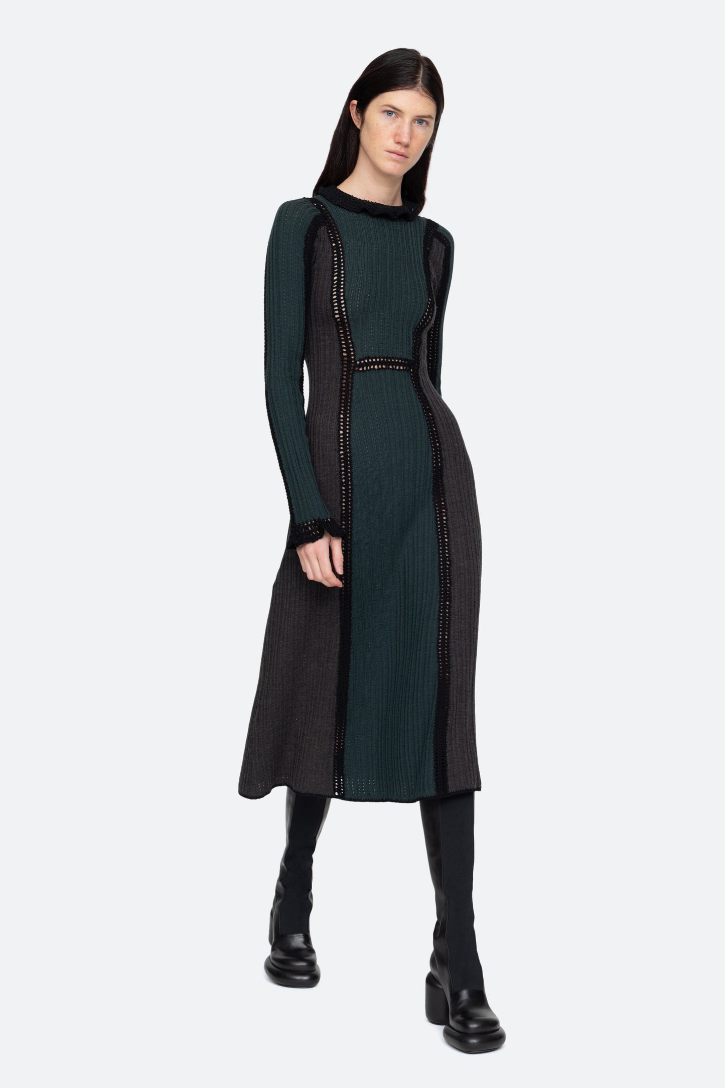 SEA NY Riva Ribbed Dress