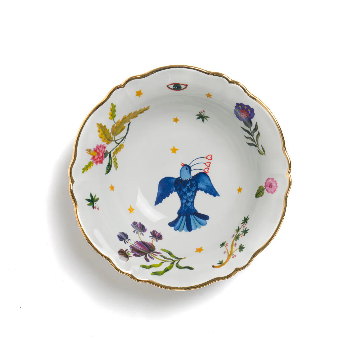 BITOSSI HOME Salad Bowl floral decal
