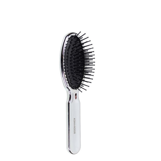 KOH-I-NOOR Chrome Oval Hairbrush Mini 7109KK