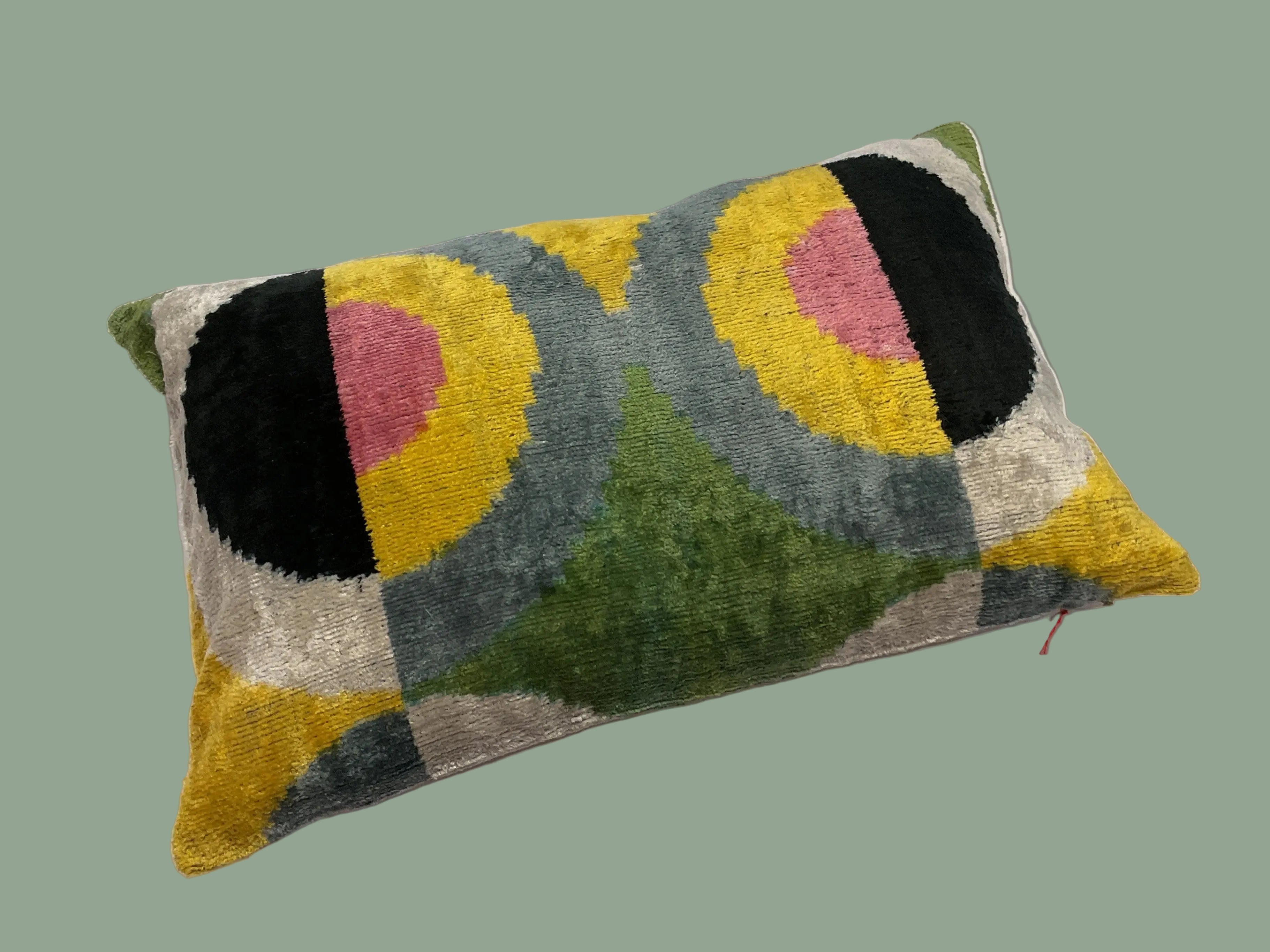 Velvet Cushion Half Circles 30X50